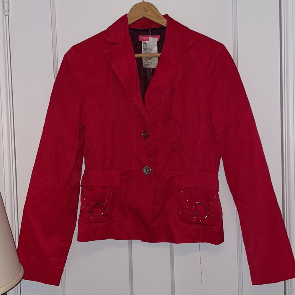 Vintage Apriori Red Jacket / Blazer